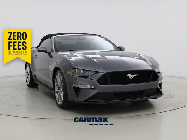 Gray 2021 Ford Mustang Convertible Rear-Wheel Drive Automatic