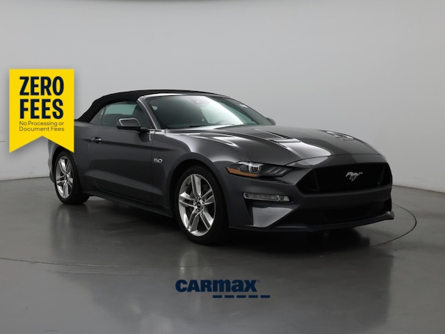 Gray 2021 Ford Mustang Convertible Rear-Wheel Drive Automatic