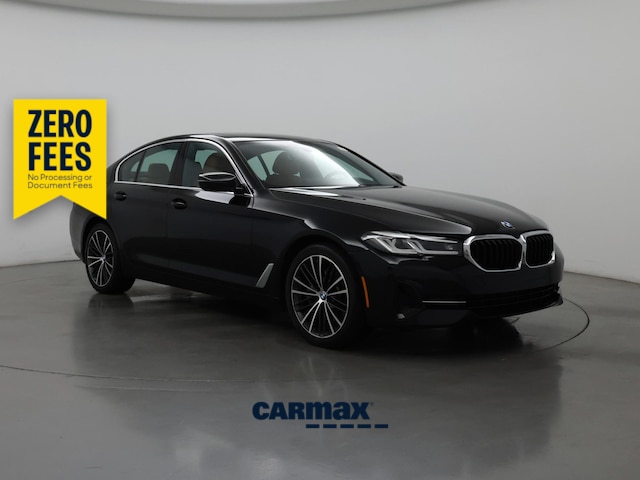 Black 2022 BMW 5 Series Sedan All-Wheel Drive Automatic
