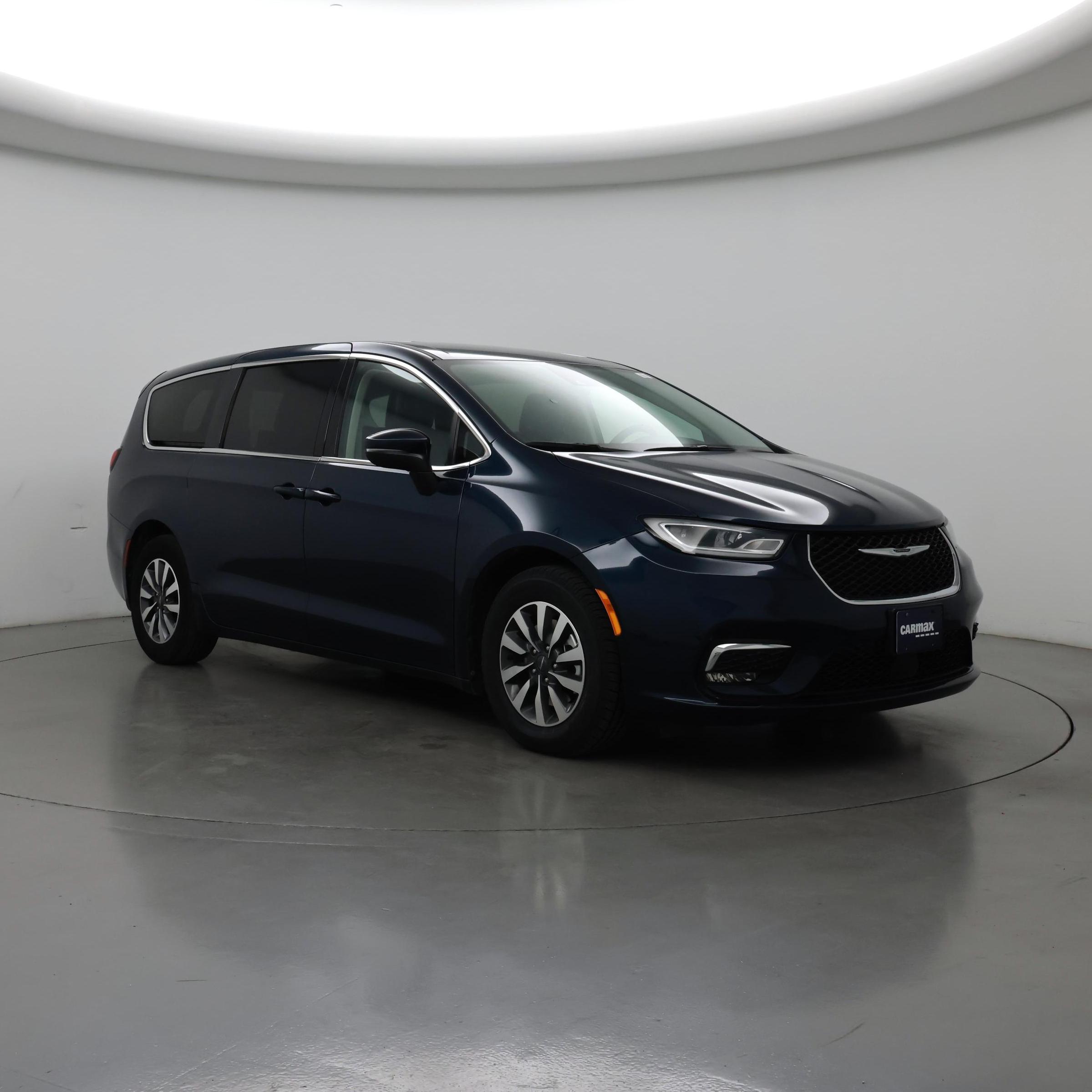 Blue 2023 Chrysler Pacifica Hybrid Touring L FWD Minivan Front-Wheel Drive Automatic