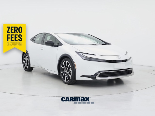 White 2025 Toyota Prius Plug-In Hybrid Hatchback Front-Wheel Drive Automatic
