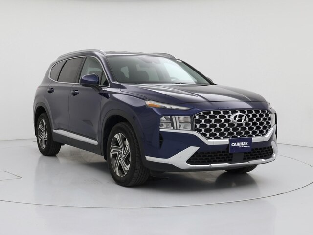 Blue 2022 Hyundai Santa Fe SEL FWD SUV / Crossover Front-Wheel Drive Automatic
