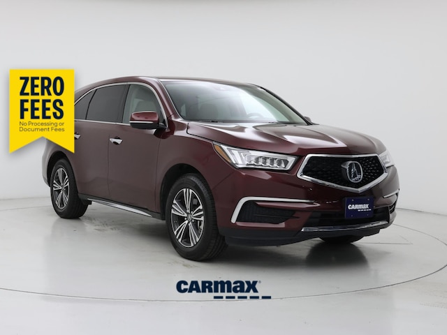 Red (Burgundy) 2018 Acura MDX SH-AWD SUV / Crossover All-Wheel Drive Automatic