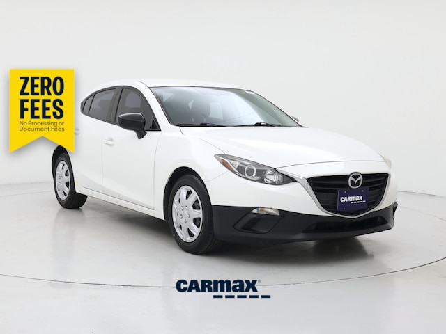 White 2015 Mazda MAZDA3 Sedan Front-Wheel Drive Manual