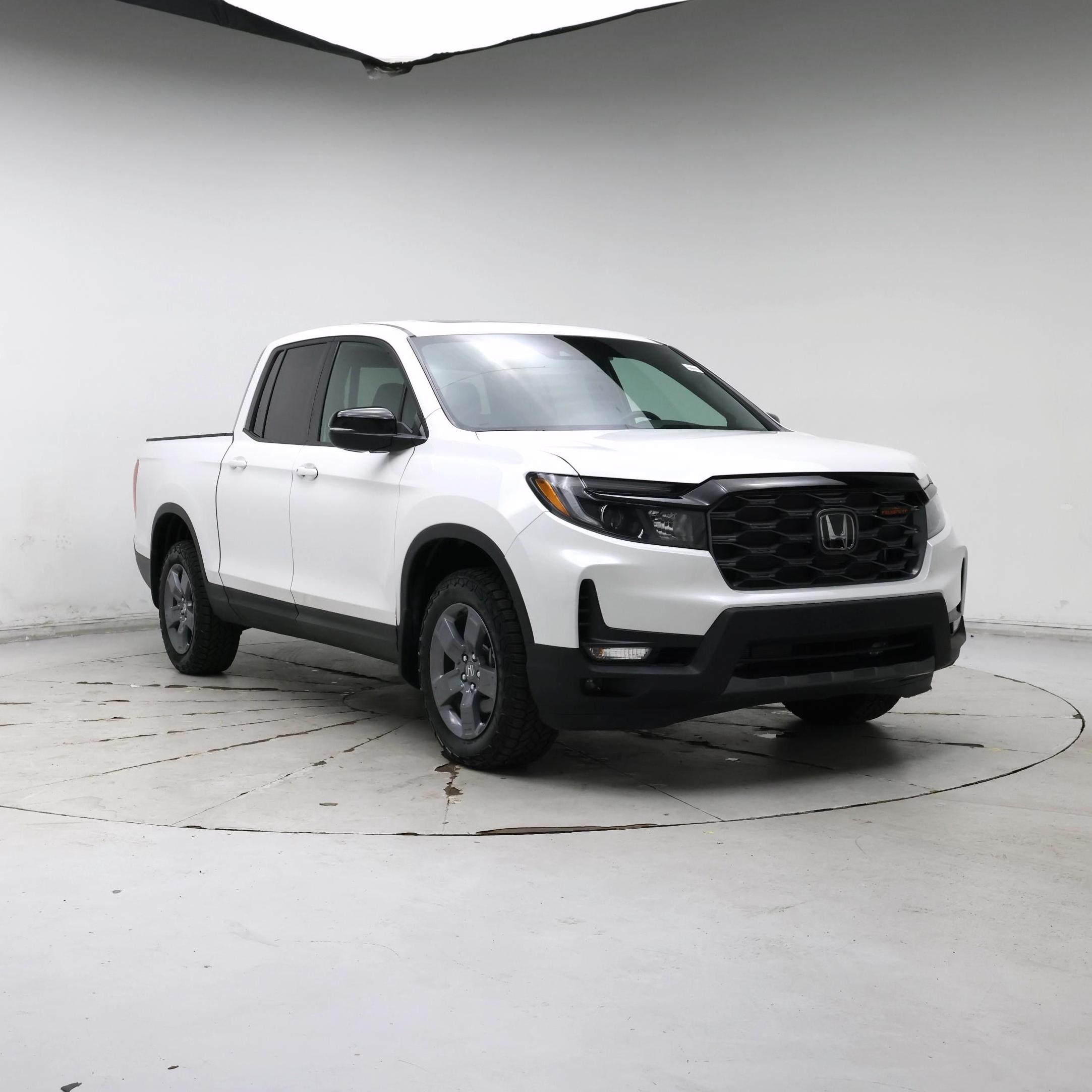 White 2025 Honda Ridgeline Pickup Truck All-Wheel Drive Automatic