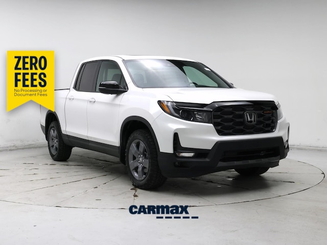 White 2025 Honda Ridgeline Pickup Truck All-Wheel Drive Automatic