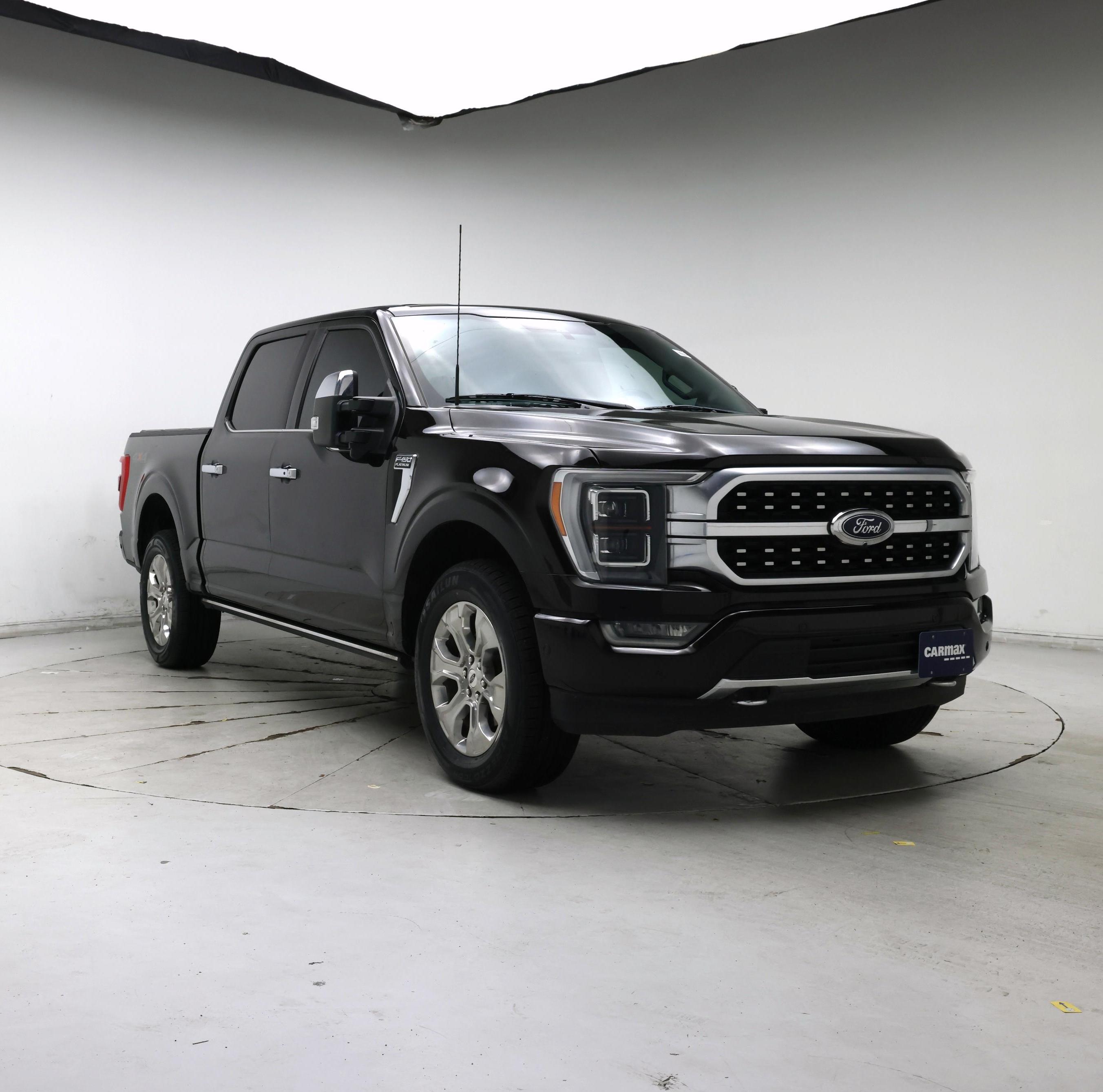 Brown 2021 Ford F-150 Pickup Truck Four-Wheel Drive Automatic