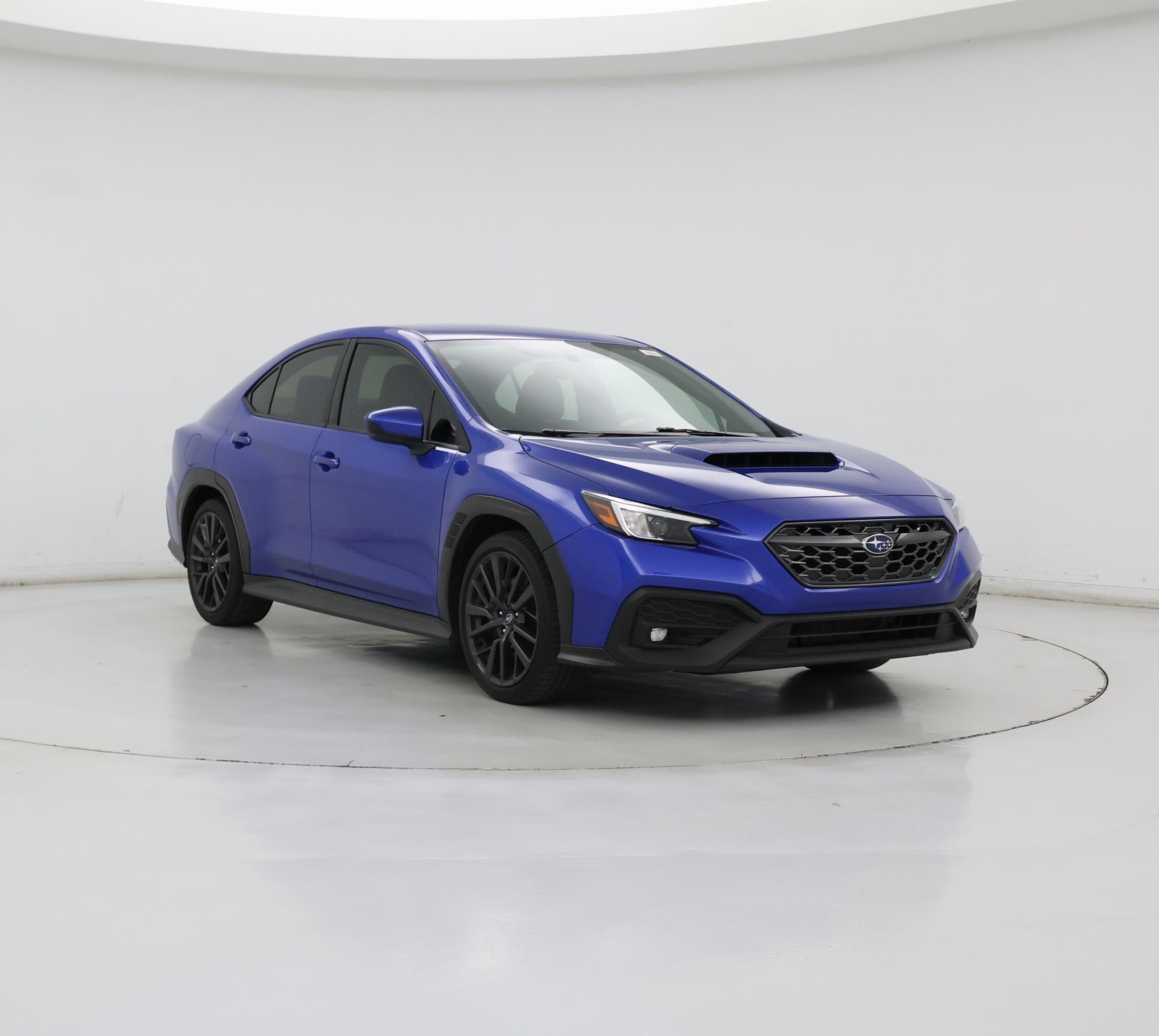 Blue 2023 Subaru WRX Premium AWD Sedan All-Wheel Drive Manual