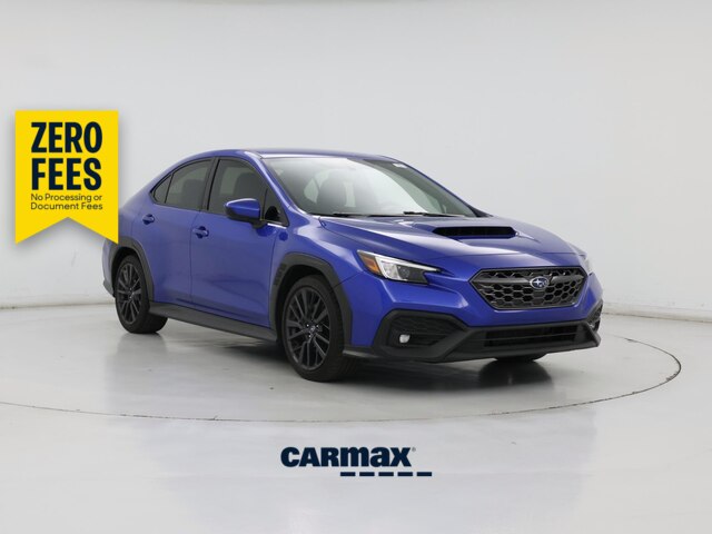 Blue 2023 Subaru WRX Premium AWD Sedan All-Wheel Drive Manual