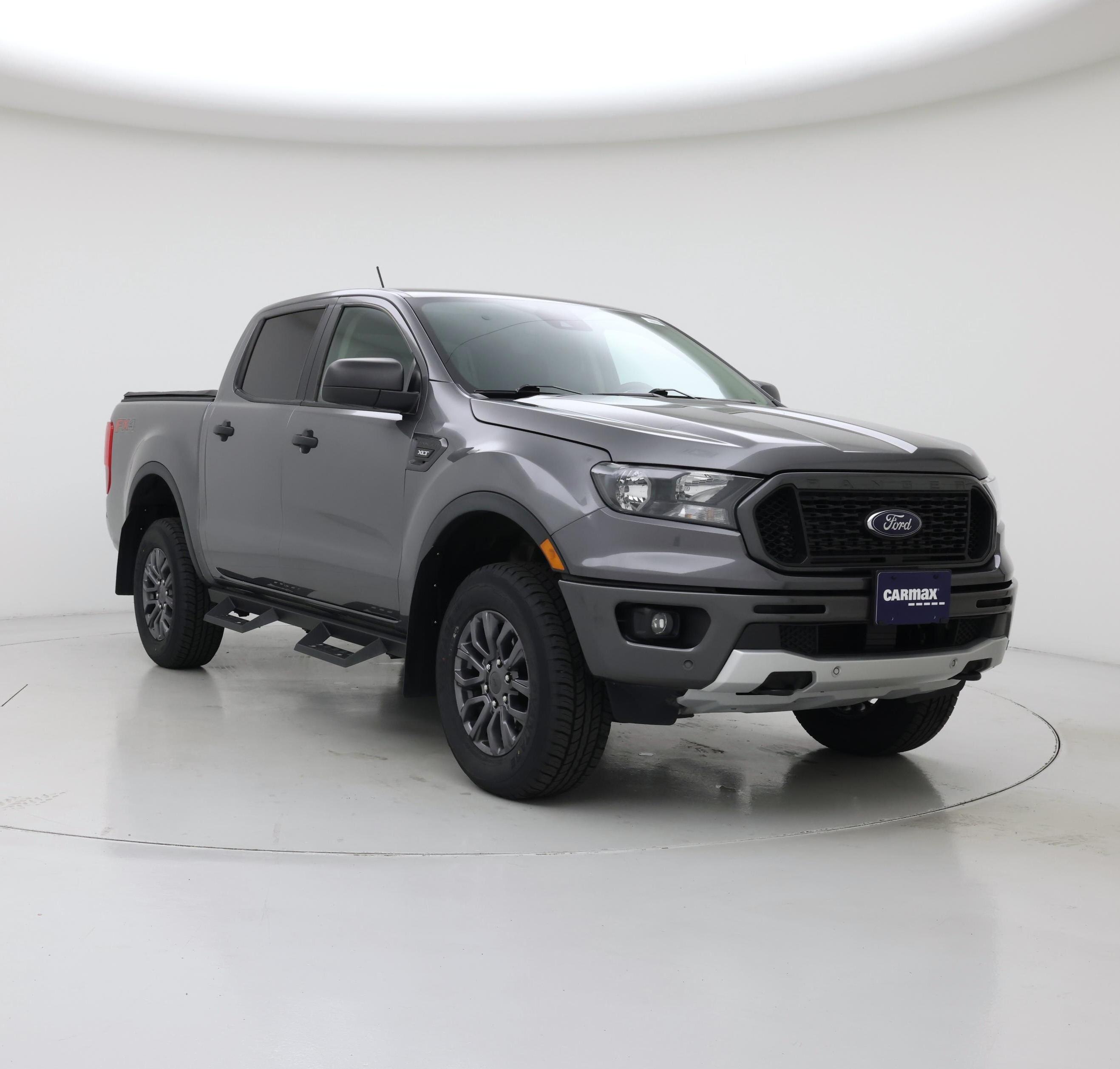 Gray 2021 Ford Ranger Pickup Truck Four-Wheel Drive Automatic