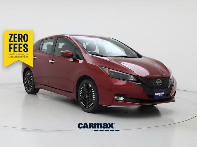 Red 2024 Nissan LEAF Hatchback Front-Wheel Drive Automatic
