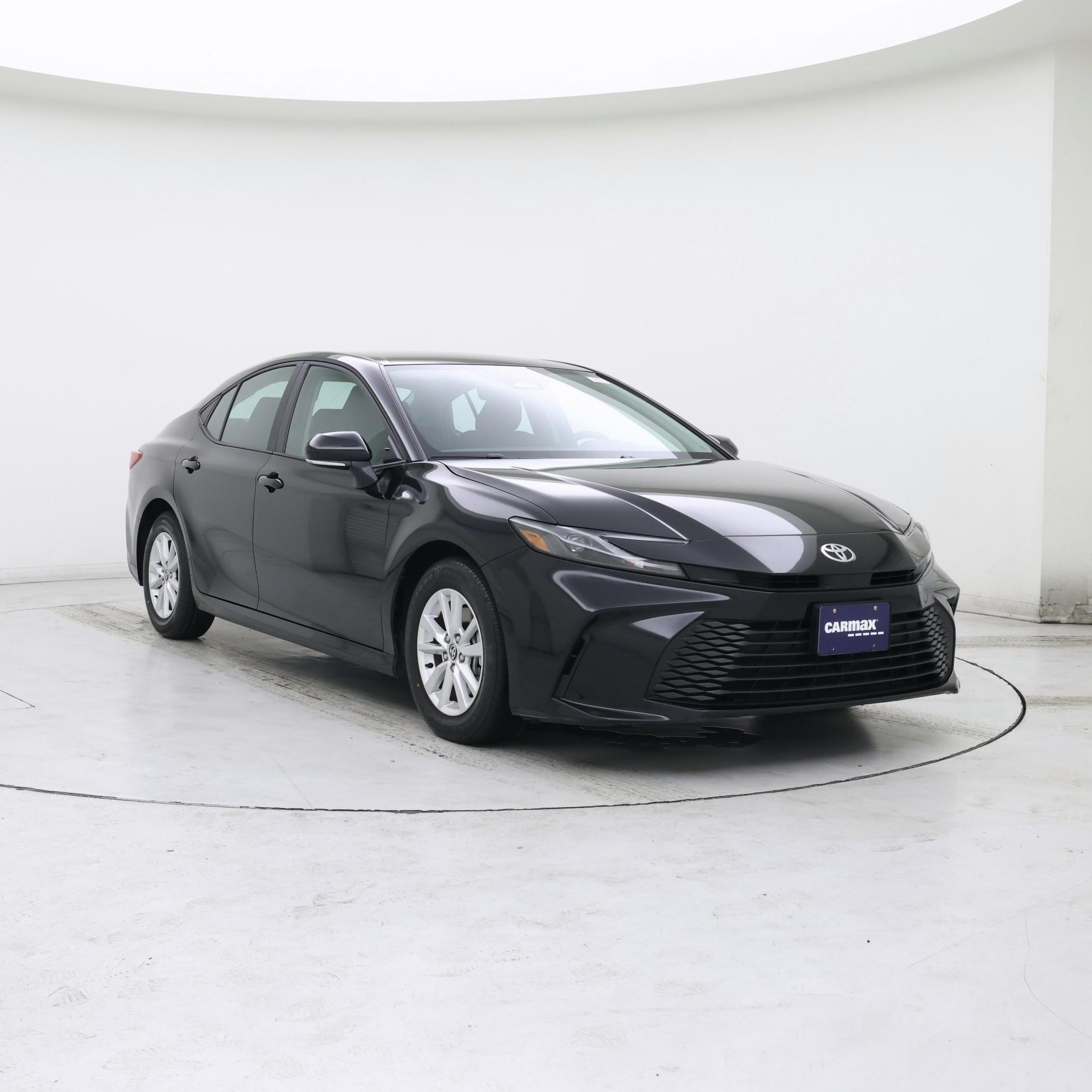 Black 2025 Toyota Camry LE FWD Sedan Front-Wheel Drive Automatic