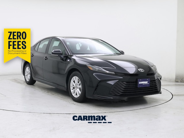 Black 2025 Toyota Camry LE FWD Sedan Front-Wheel Drive Automatic