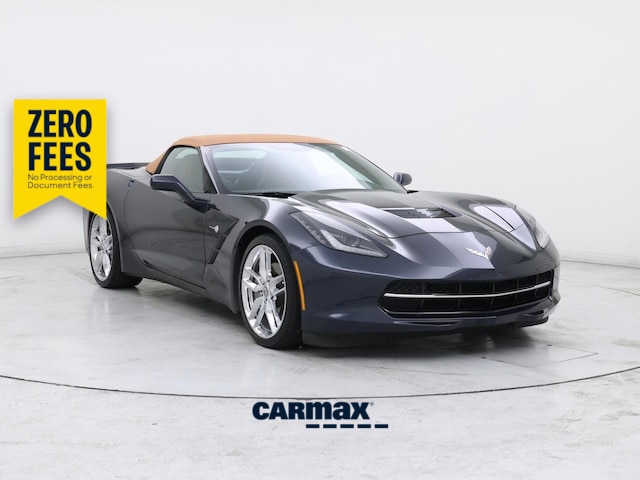 Blue 2015 Chevrolet Corvette Convertible Rear-Wheel Drive Automatic