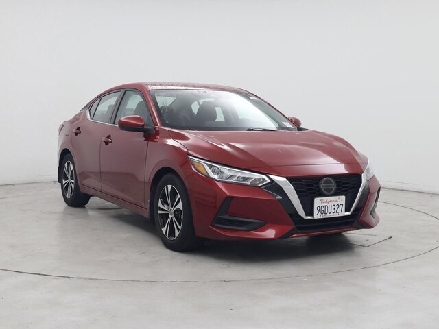 Red 2023 Nissan Sentra SV FWD Sedan Front-Wheel Drive Automatic