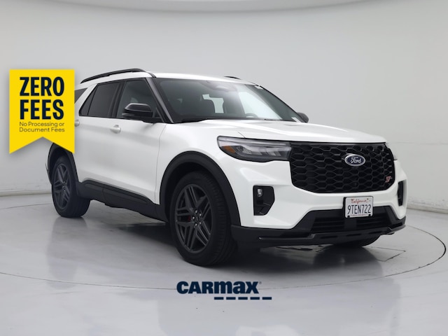 White 2025 Ford Explorer ST AWD SUV / Crossover All-Wheel Drive Automatic