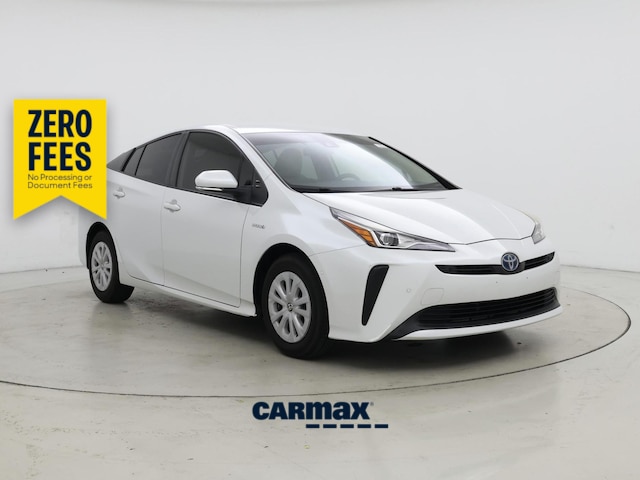 White 2021 Toyota Prius Hatchback Front-Wheel Drive Automatic