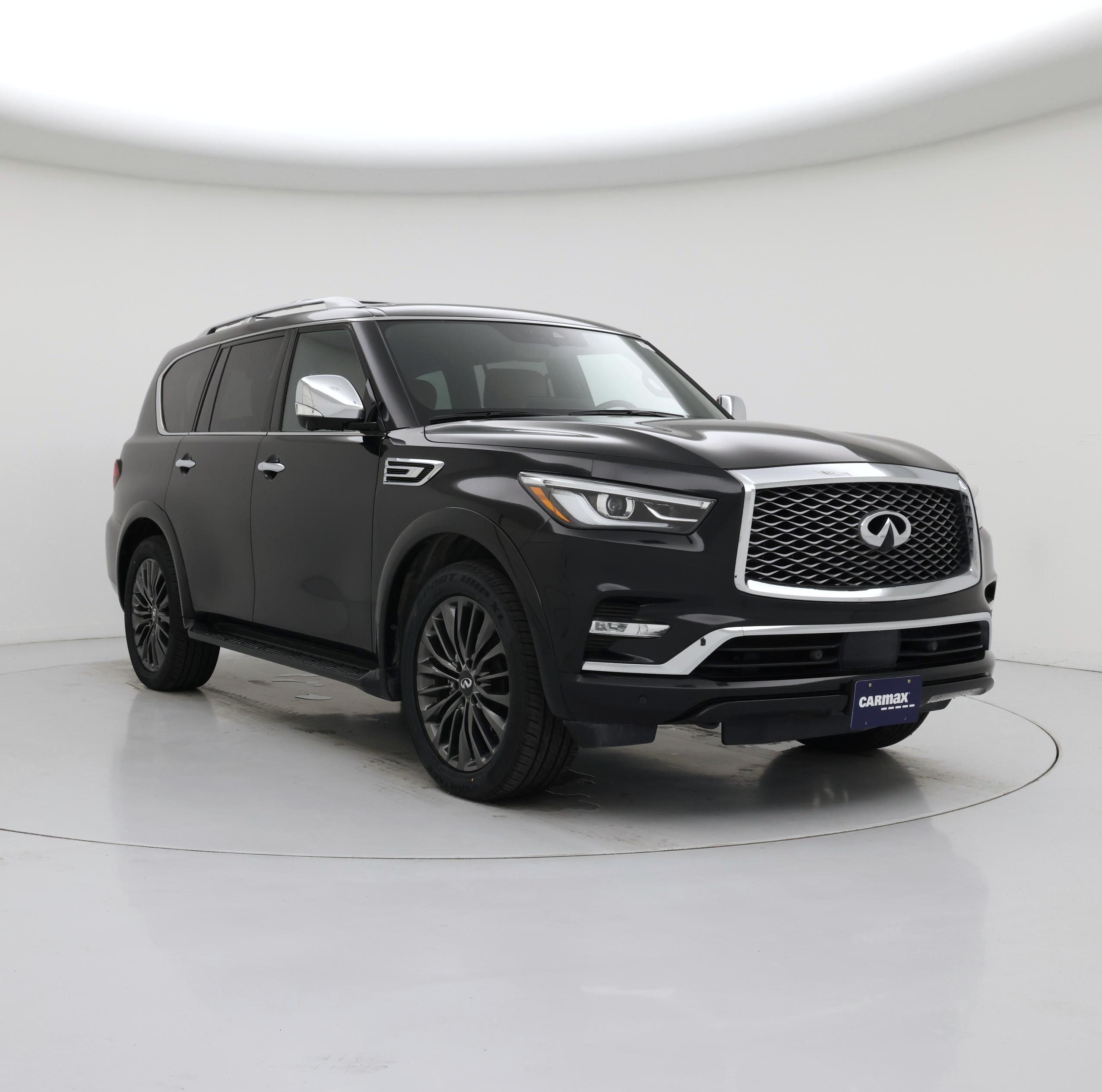 Black 2022 INFINITI QX80 SUV / Crossover All-Wheel Drive Automatic