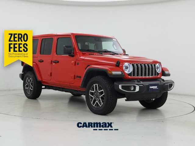 Red 2025 Jeep Wrangler Sahara 4-Door 4WD SUV / Crossover Four-Wheel Drive Automatic
