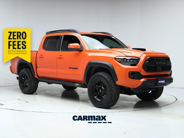 Orange 2023 Toyota Tacoma Pickup Truck Four-Wheel Drive Automatic