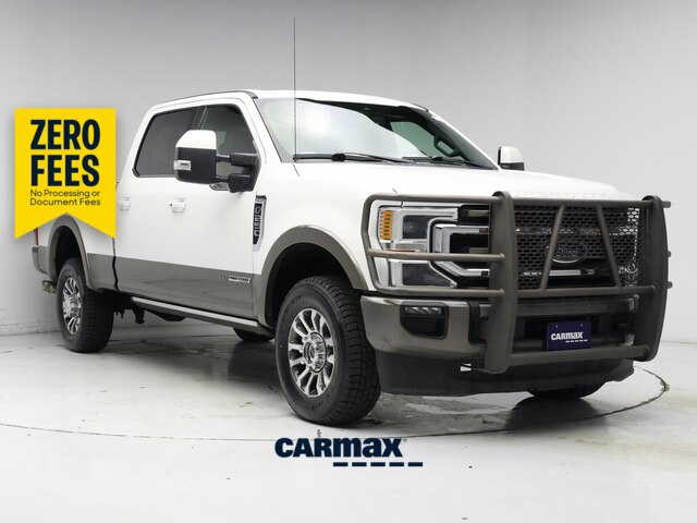 White 2020 Ford F-250 Super Duty King Ranch Crew Cab 4WD Pickup Truck Four-Wheel Drive Automatic