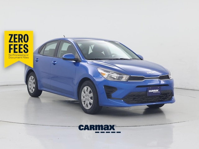 Blue 2023 Kia Rio LX FWD Sedan Front-Wheel Drive Automatic