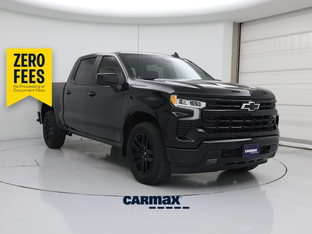 Black 2025 Chevrolet Silverado 1500 RST Crew Cab RWD Pickup Truck 4X2 Automatic