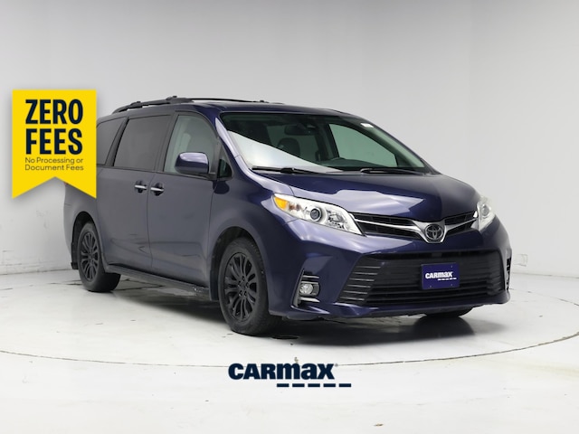 Blue 2020 Toyota Sienna XLE 7-Passenger FWD with Auto-Access Seat Minivan Front-Wheel Drive Automatic