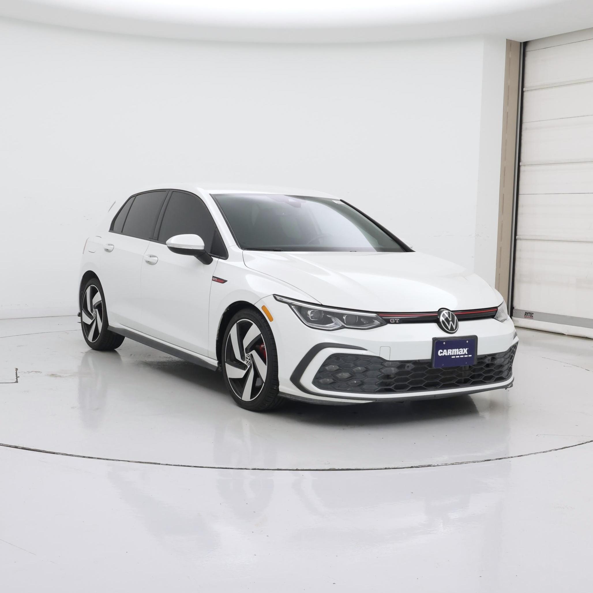 White 2023 Volkswagen Golf GTI Hatchback Front-Wheel Drive Automatic