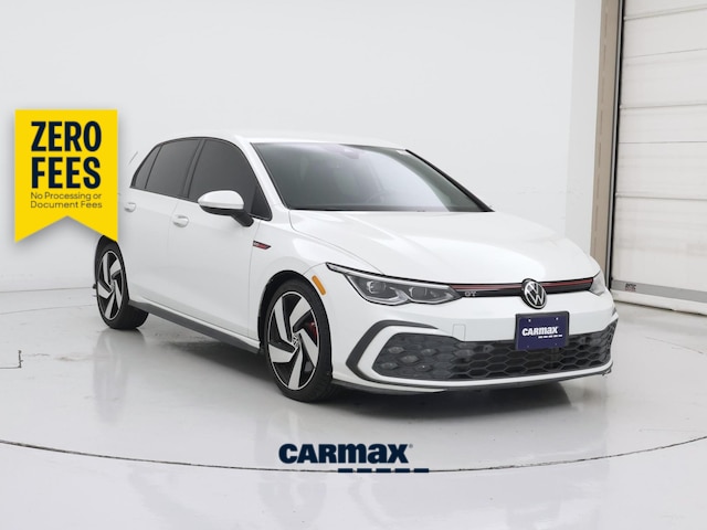 White 2023 Volkswagen Golf GTI Hatchback Front-Wheel Drive Automatic