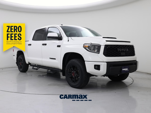 White 2019 Toyota Tundra TRD Pro CrewMax 5.7L 4WD Pickup Truck Four-Wheel Drive Automatic