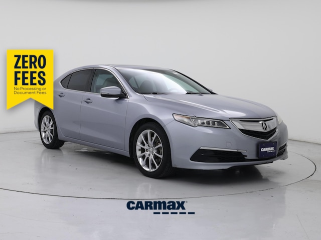 Silver 2015 Acura TLX V6 FWD with Technology Package Sedan Front-Wheel Drive Automatic