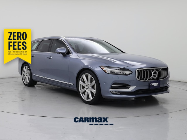 Blue 2018 Volvo V90 T6 Inscription AWD Wagon All-Wheel Drive Automatic