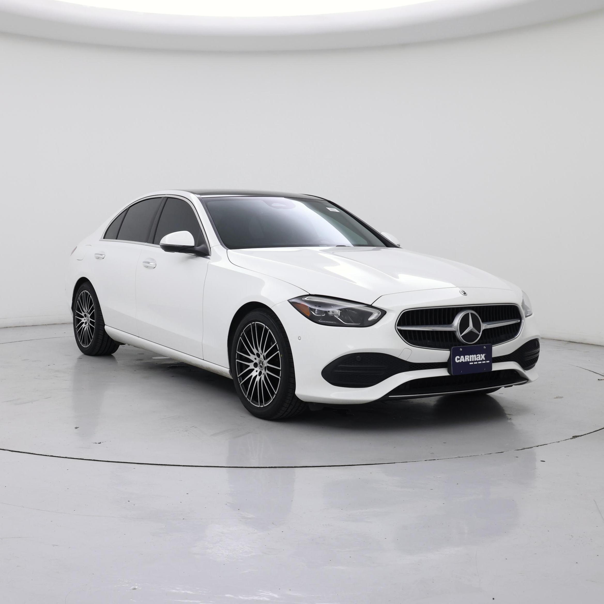 White 2024 Mercedes-Benz C-Class C 300 RWD Sedan Rear-Wheel Drive Automatic