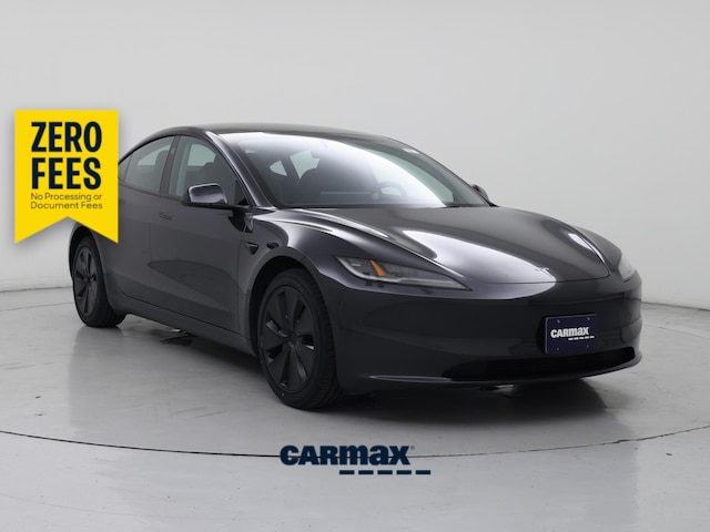 Gray 2024 Tesla Model 3 Sedan Rear-Wheel Drive Automatic