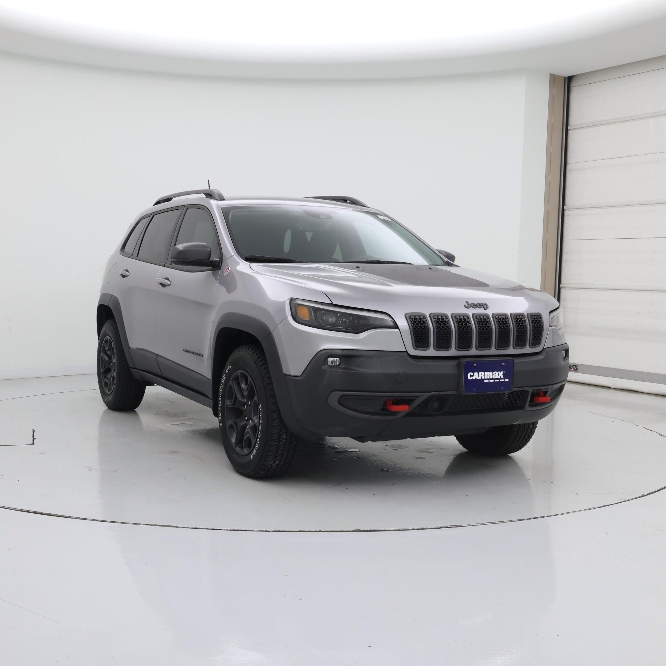 Silver 2021 Jeep Cherokee Trailhawk 4WD SUV / Crossover Four-Wheel Drive Automatic