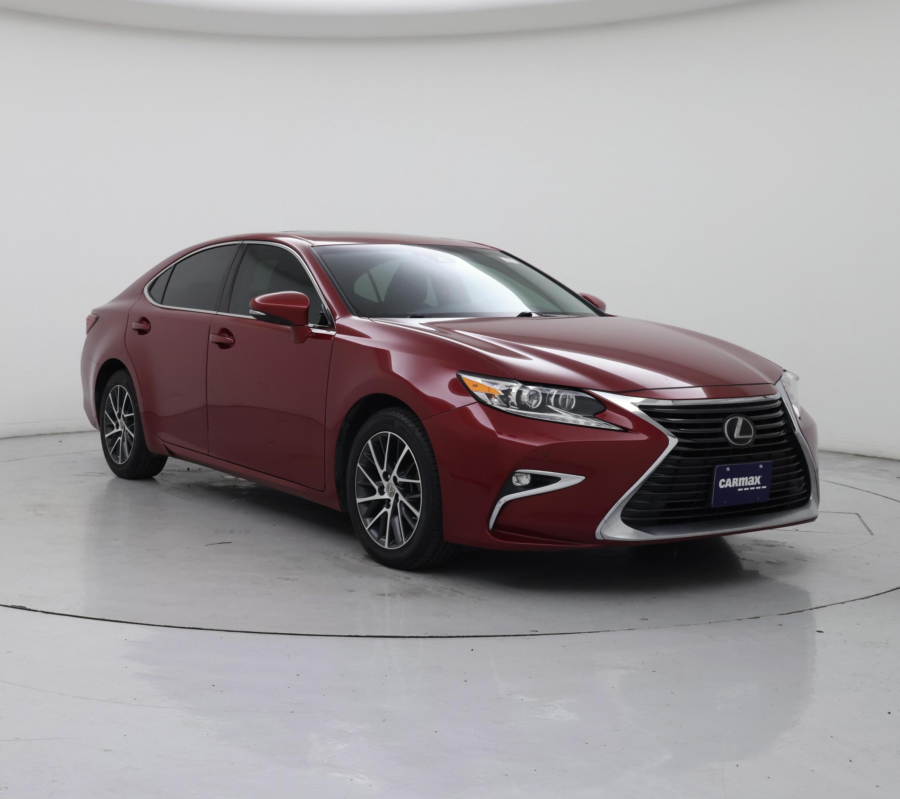 Red 2017 Lexus ES Sedan Front-Wheel Drive Automatic