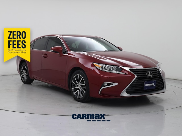 Red 2017 Lexus ES Sedan Front-Wheel Drive Automatic
