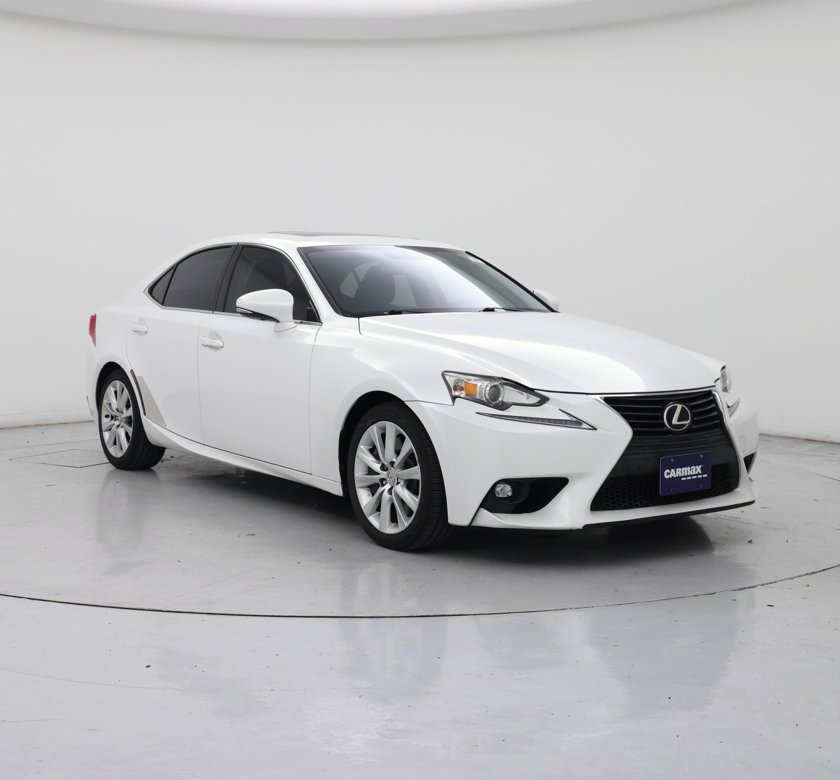 White 2016 Lexus IS Sedan Rear-Wheel Drive Automatic