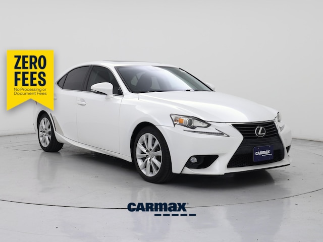 White 2016 Lexus IS Sedan Rear-Wheel Drive Automatic