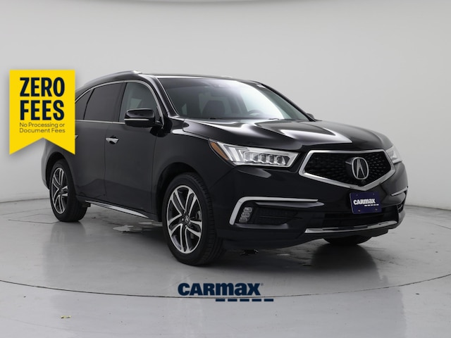 Black 2017 Acura MDX FWD with Advance Package SUV / Crossover Front-Wheel Drive Automatic