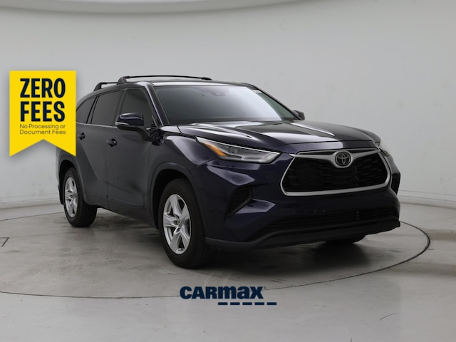 Blue 2022 Toyota Highlander L AWD SUV / Crossover All-Wheel Drive Automatic
