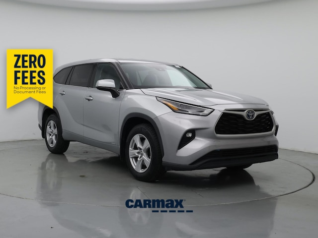 Silver 2022 Toyota Highlander Hybrid SUV / Crossover All-Wheel Drive Automatic