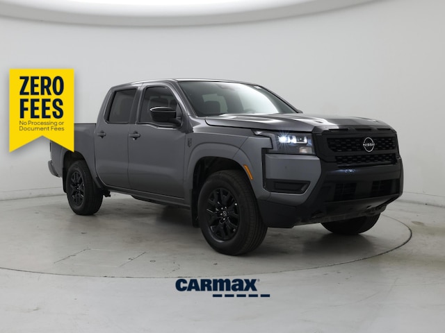 Gray 2026 Nissan Frontier SV Crew Cab 4WD Pickup Truck Four-Wheel Drive Automatic