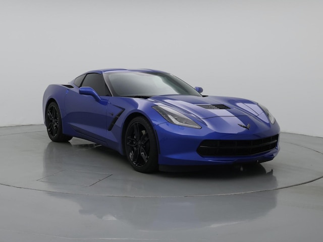 Blue 2019 Chevrolet Corvette Stingray 1LT Coupe RWD Coupe Rear-Wheel Drive Automatic
