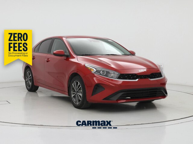 Red 2023 Kia Forte Sedan Front-Wheel Drive Automatic