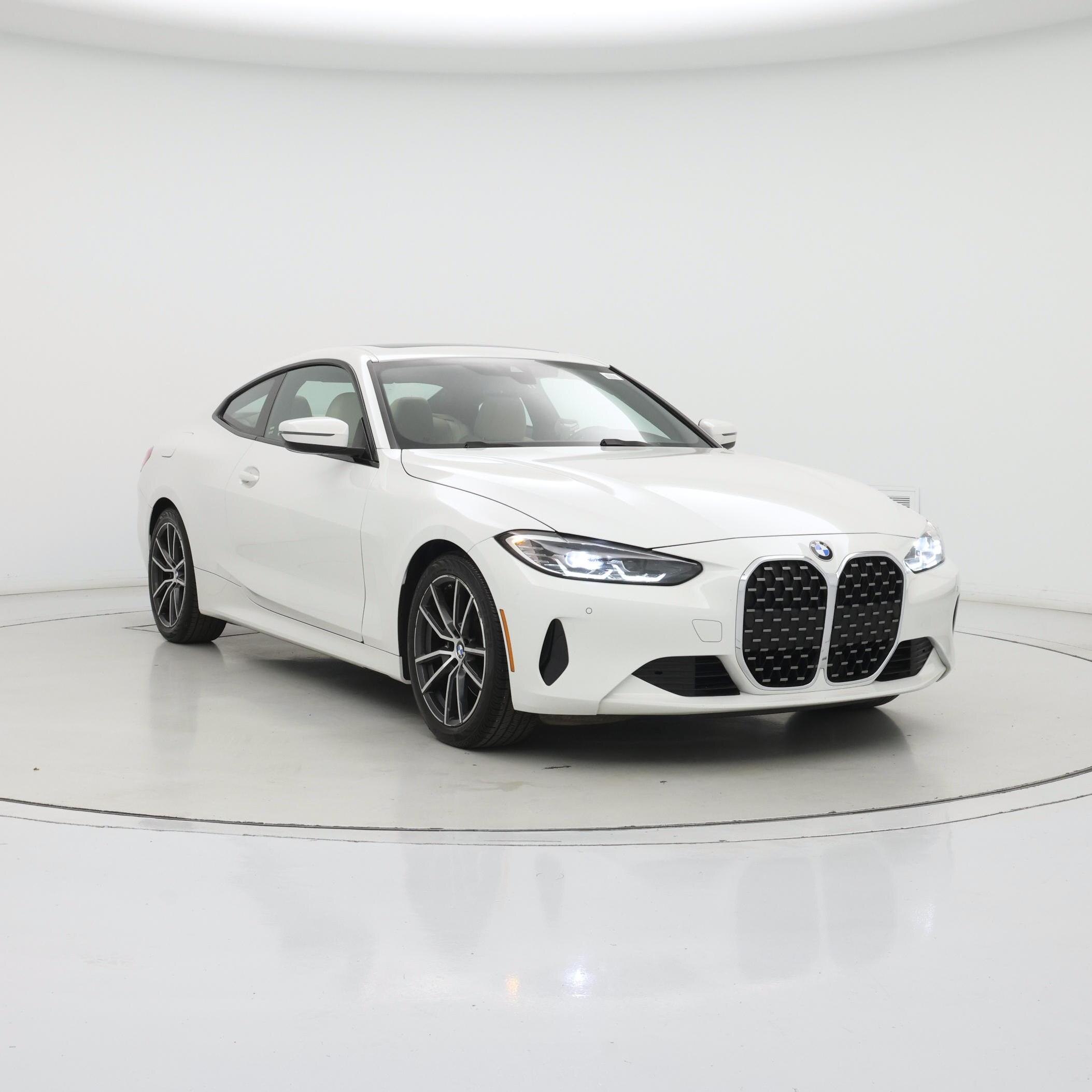 White 2021 BMW 4 Series Coupe Rear-Wheel Drive Automatic