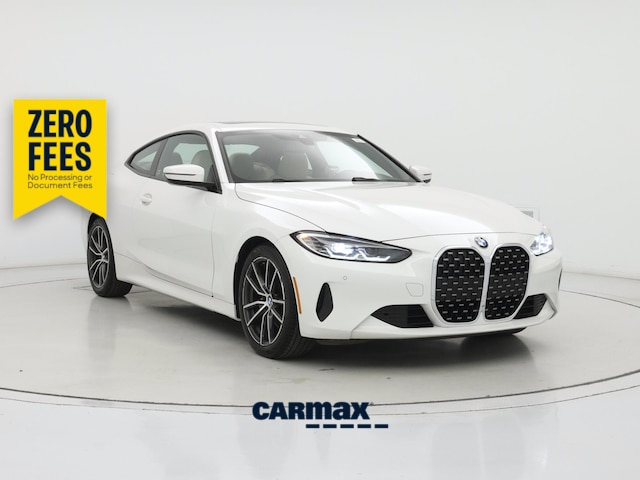 White 2021 BMW 4 Series Coupe Rear-Wheel Drive Automatic