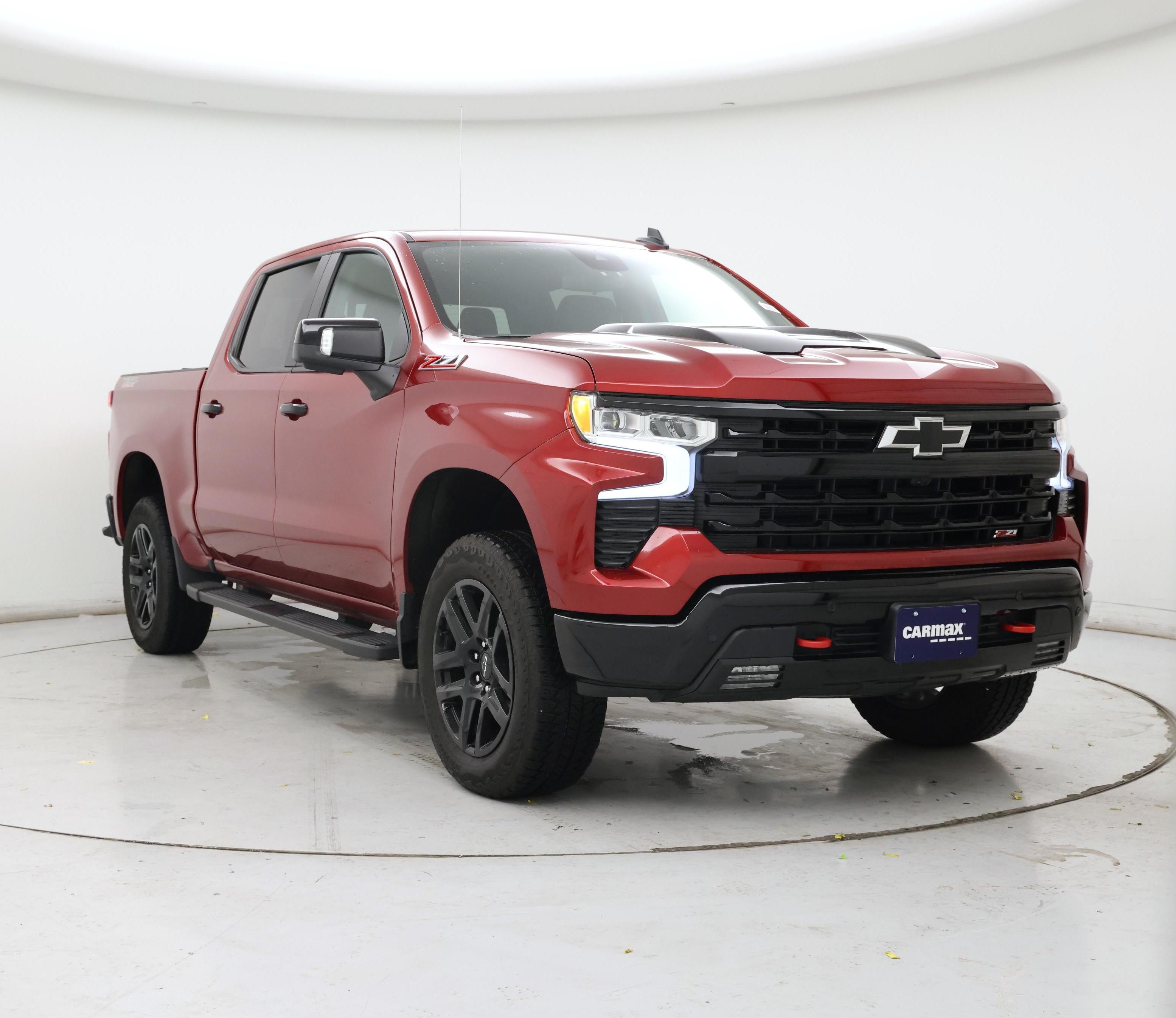 Red 2026 Chevrolet Silverado 1500 Pickup Truck Four-Wheel Drive Automatic
