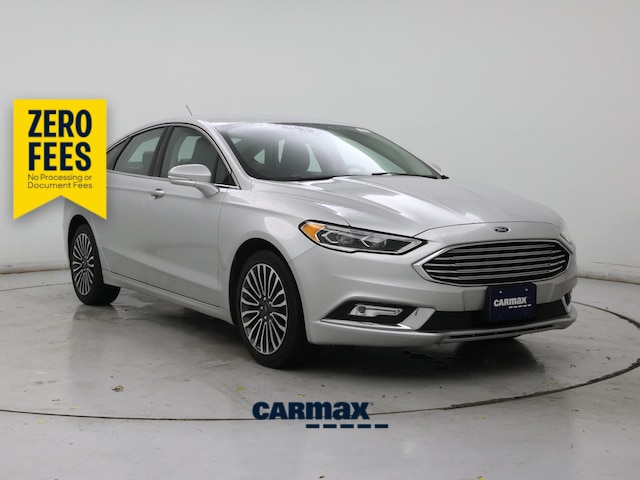 Silver 2018 Ford Fusion Titanium Sedan Front-Wheel Drive Automatic